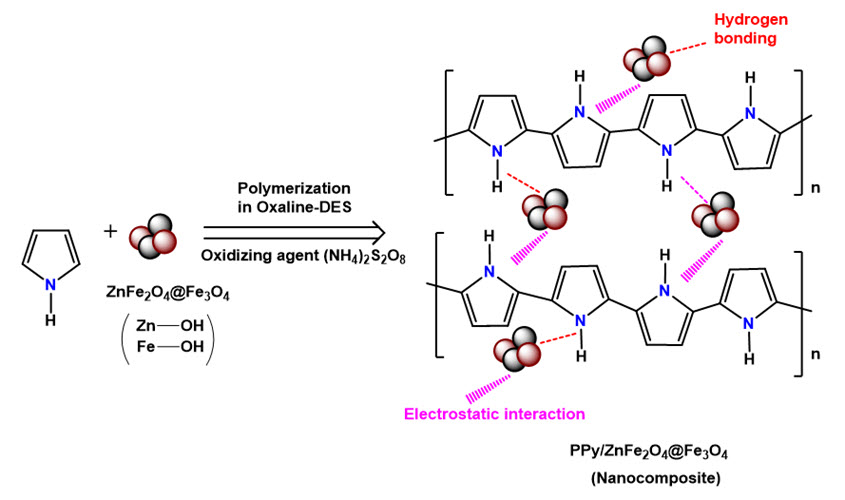 Synthesis and DFT-guided evaluation of PPy-ZnFe₂O₄@Fe₃O₄ nanocomposite for pharmaceutical adsorption